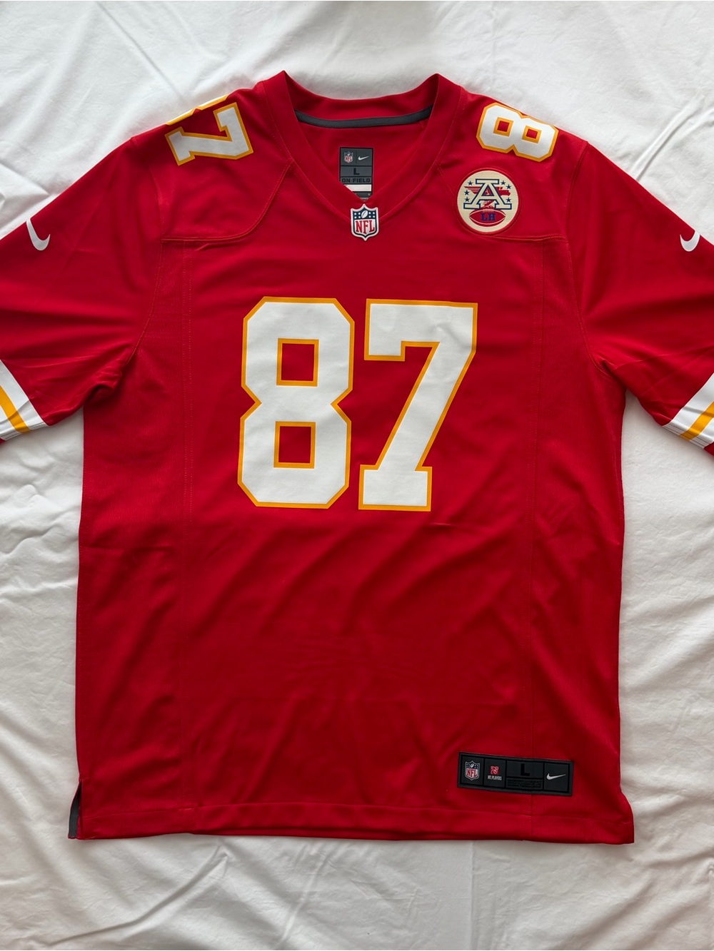 Nike NFL On Field Travis Kelce #87 Chiefs Jersey Men’s L